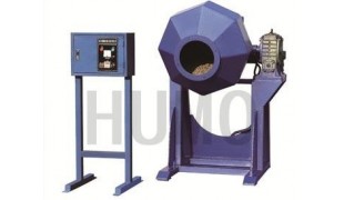 Tilting roller finishing machine